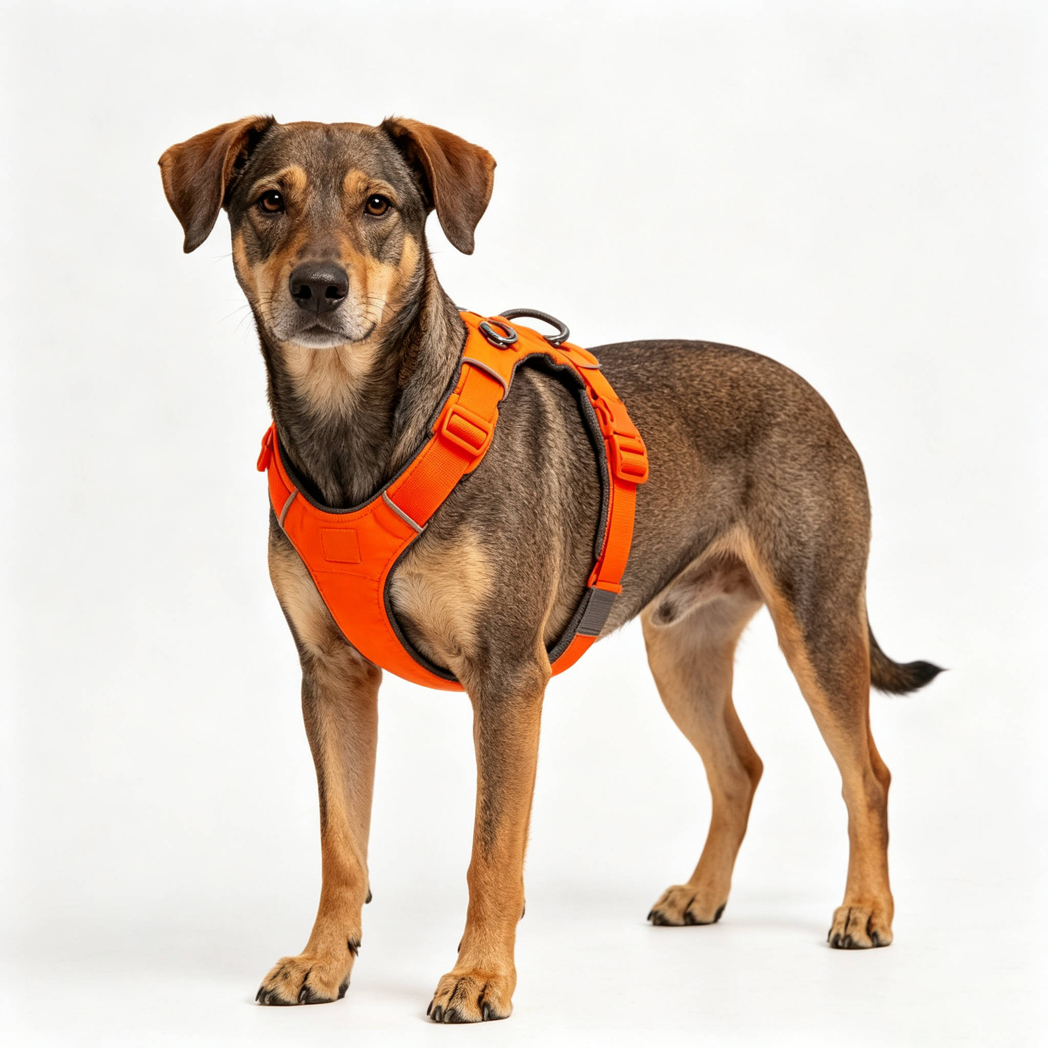 Mesh Breathable Anti‑Chafing Dog Vest Pet Harness webbing with Car Safety Clip